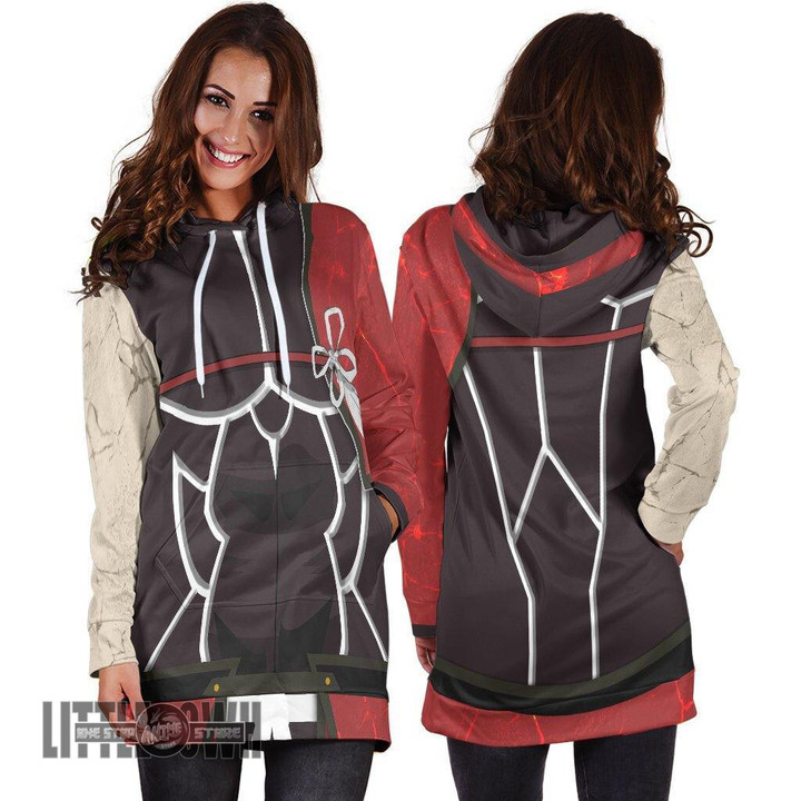 Archer Fate Stay Night Freestyle Custom Women Hoodie Dress All Over Printed - LittleOwh - 3
