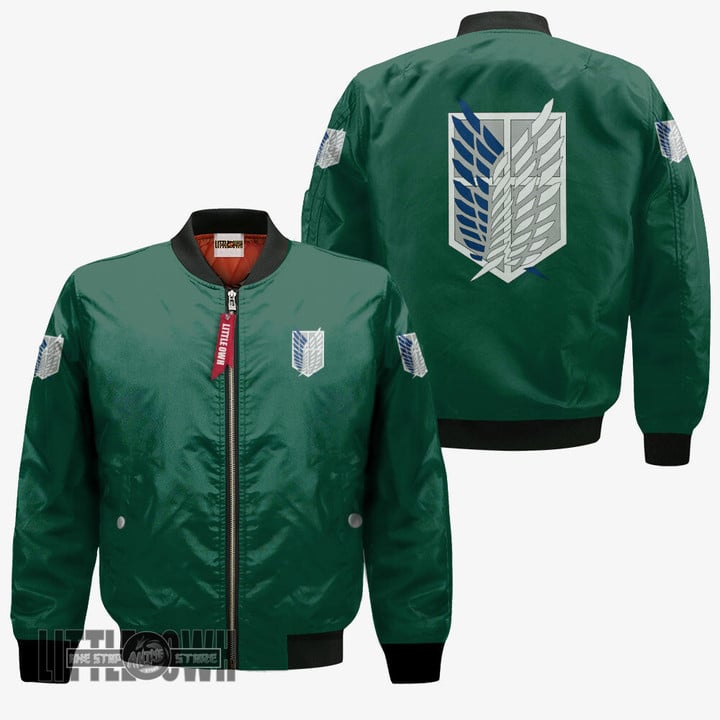 Attack On Titan Scout Regiment Bomber Jacket Cosplay Costumes - LittleOwh - 3
