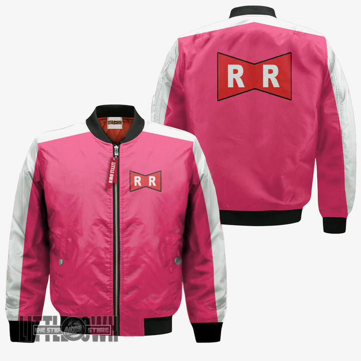 Android 18 Bomber Jacket Custom Dragon Ball Z Cosplay Costumes - LittleOwh - 3