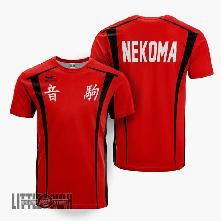 Nekoma High T Shirt Cosplay Costume Haikyuu Anime Outfits - LittleOwh - 1