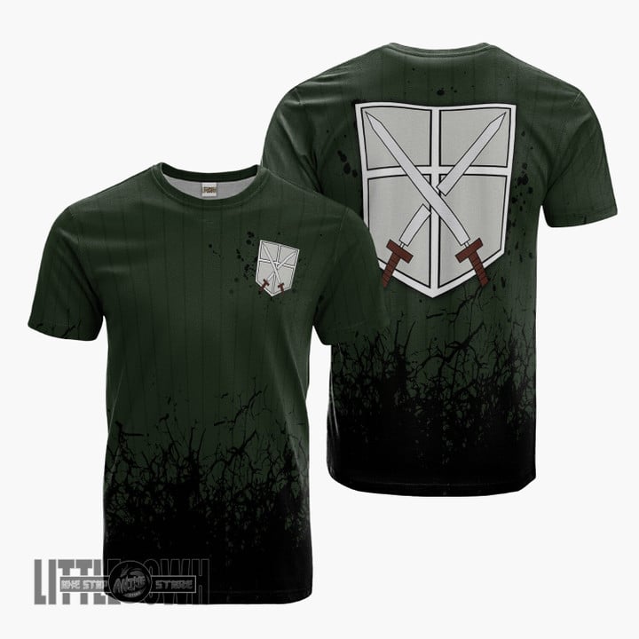 Attack on Titan Survey Corps T Shirt Cosplay Costume Anime Outfits - LittleOwh - 1