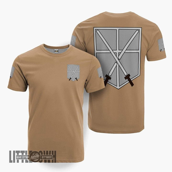Training Corps Attack On Titan Clothes Anime T Shirt Cosplay Costume Outfits - LittleOwh - 1