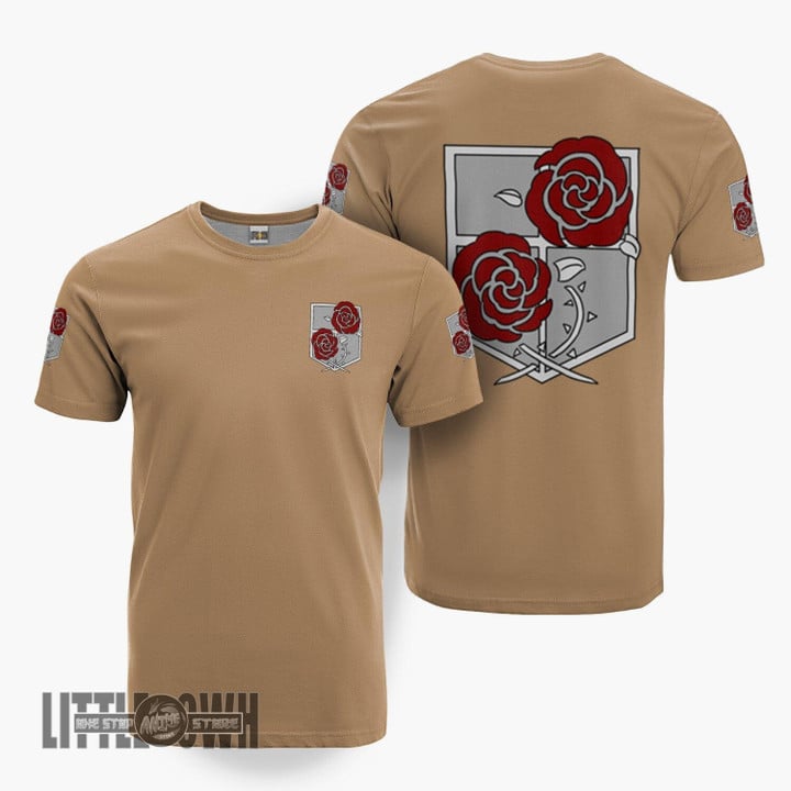 Garrison Attack On Titan Clothes Anime T Shirt Cosplay Costume Outfits - LittleOwh - 1