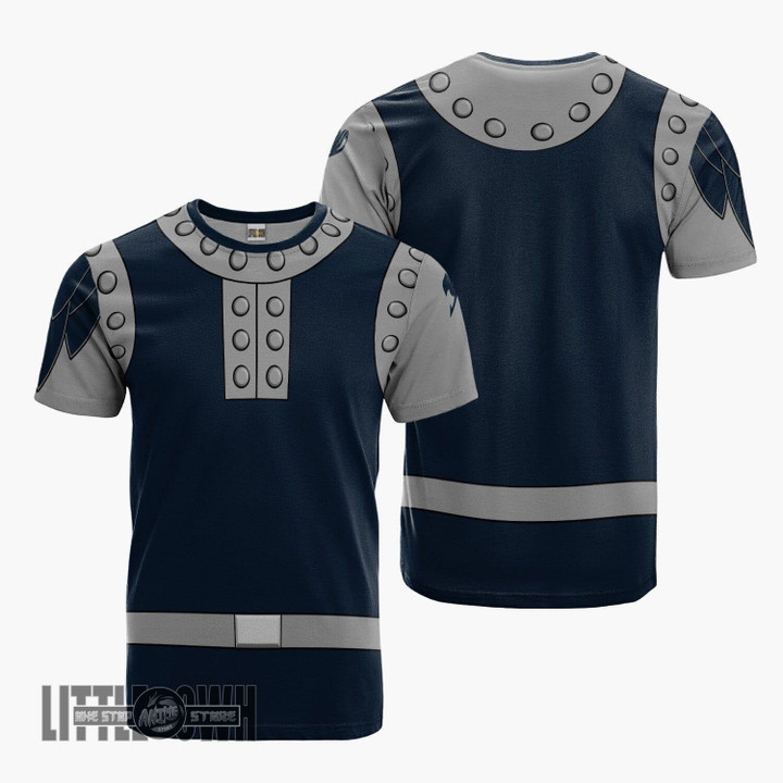 Gajeel Redfox Uniform T Shirt Fairy Tail Amine Casual Cosplay Costume - LittleOwh - 1