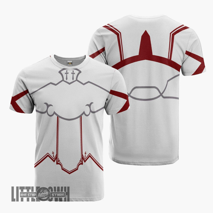 Yuuki Asuna Uniform T Shirt Sword Art Online Clothes Anime Cosplay Costume - LittleOwh - 1