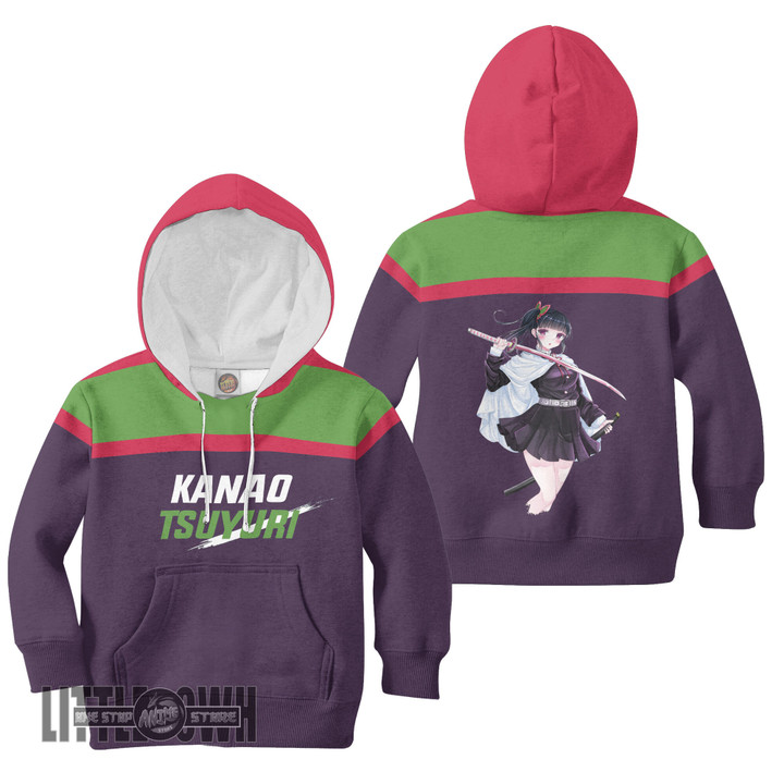 Kanao Tsuyuri Anime Kids Hoodie and Sweater Custom Demon Slayer Cosplay Costume