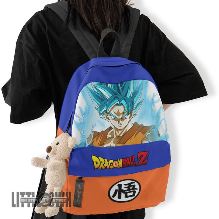 Goku Supper Saiyan Blue Anime Backpack Custom Dragon Ball Character