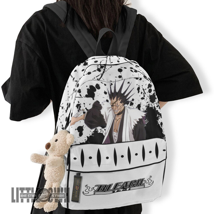Bleach Anime Backpack Custom Zaraki Kenpachi Character
