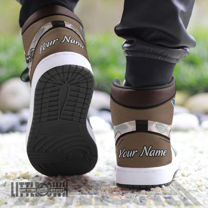 Hange Zoe Persionalized Shoes Attack On Titan Anime Boot Sneakers