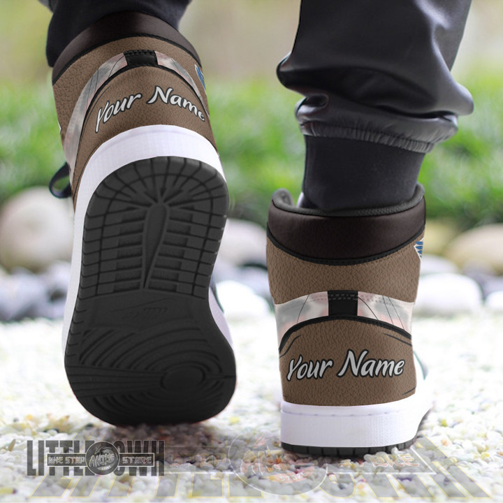 Eren Yeager Persionalized Shoes Attack On Titan Anime Boot Sneakers
