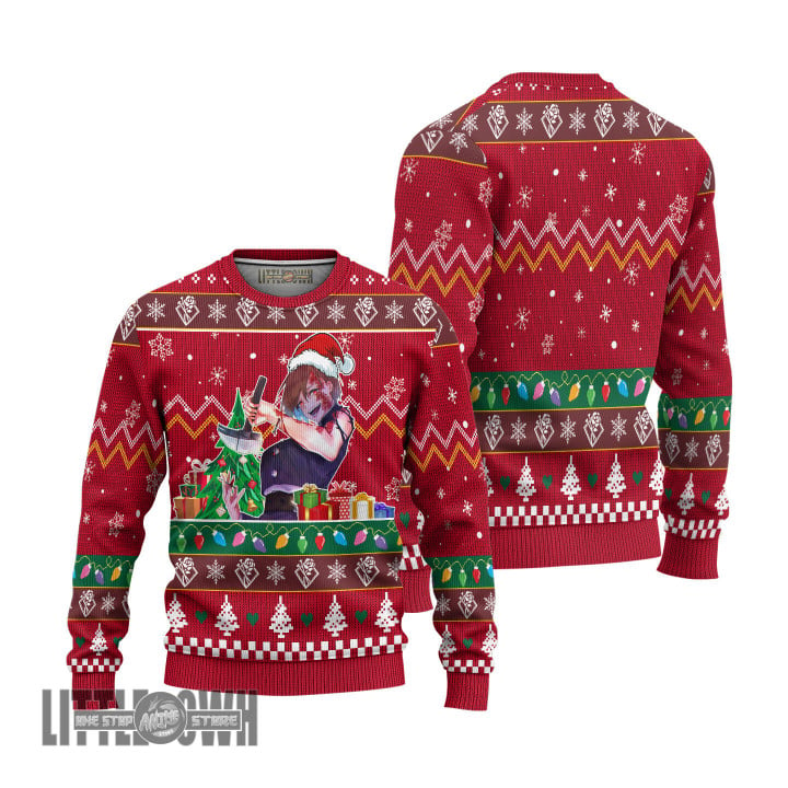 Nobara Knitted Sweatshirt Custom Jujutsu Kaisen Ugly Sweater Anime Christmas Gift