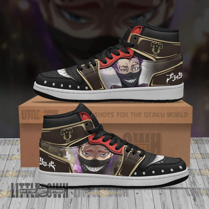 Zora Ideale Boot Sneakers Custom Black Clover Anime Shoes