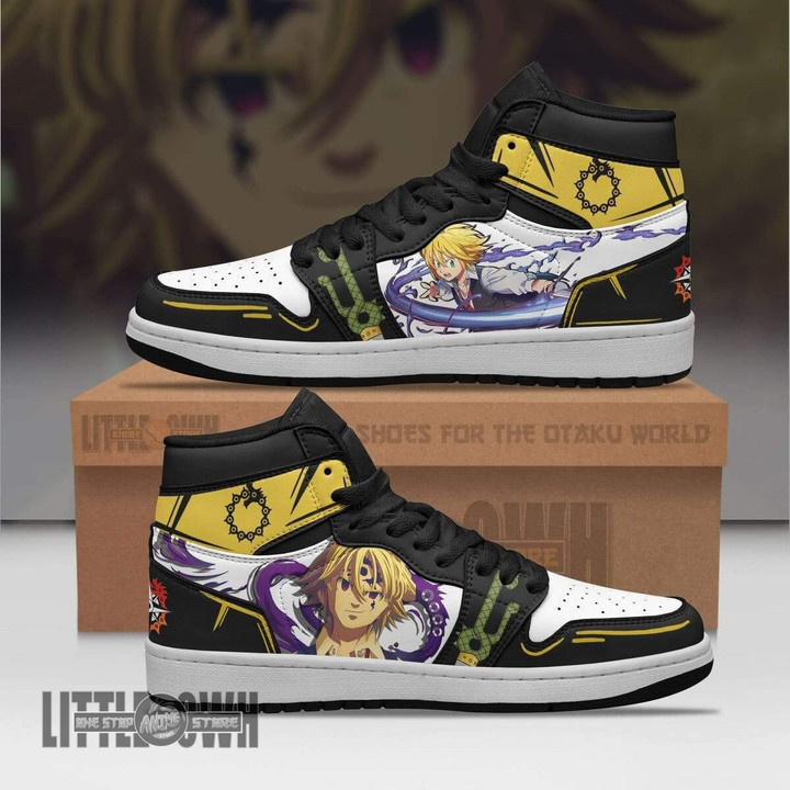 Meliodas Boot Sneakers Custom The Seven Deadly Sins Anime Shoes