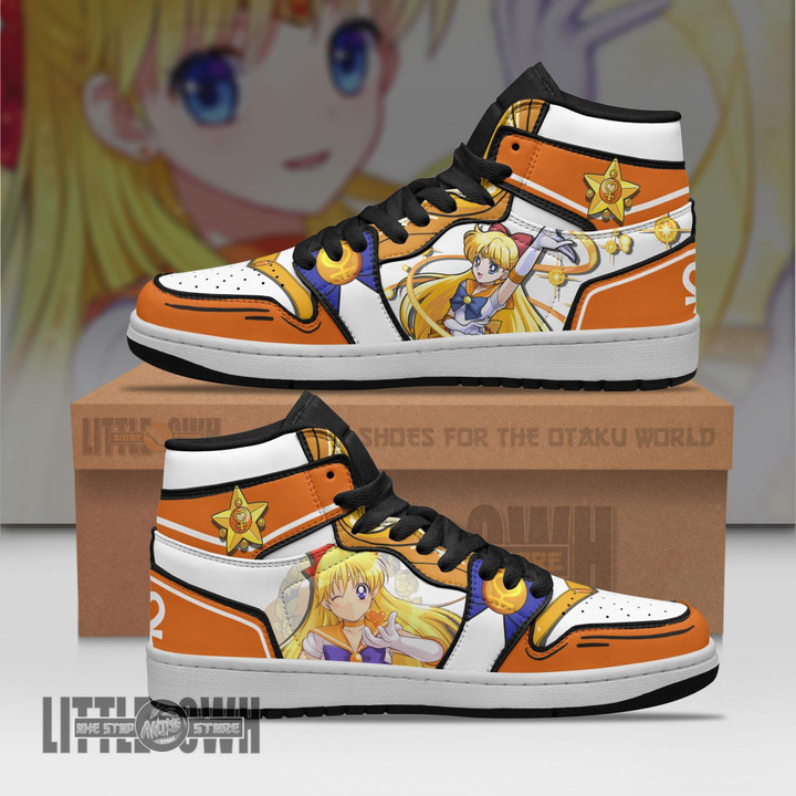 Sailor Venus Boot Sneakers Unique Custom Anime Sailor Moon Shoes