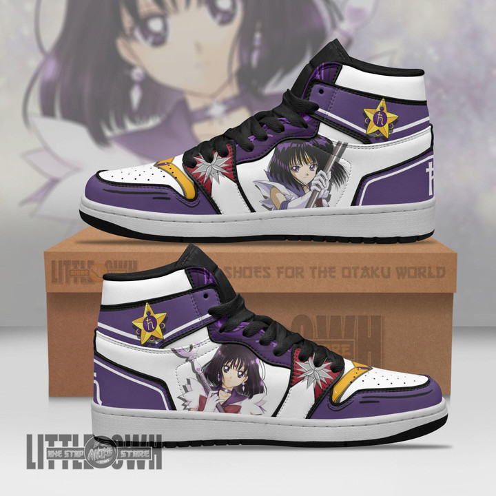 Sailor Saturn Boot Sneakers Unique Custom Anime Sailor Moon Shoes