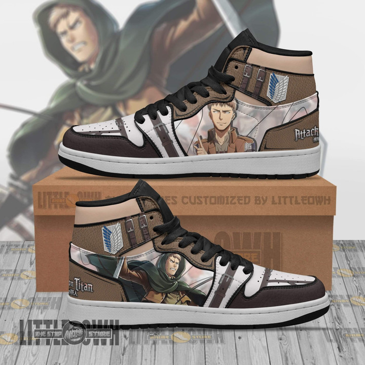 Jean Kirstein Boot Sneakers Custom Attack On Titan Anime Shoes