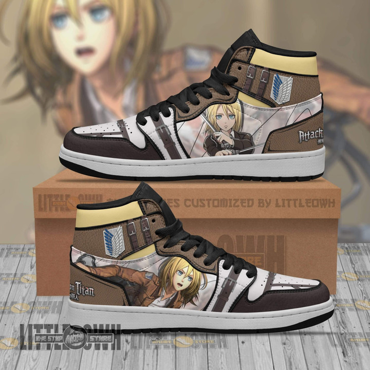 Historia Reiss Boot Sneakers Custom Attack On Titan Anime Shoes