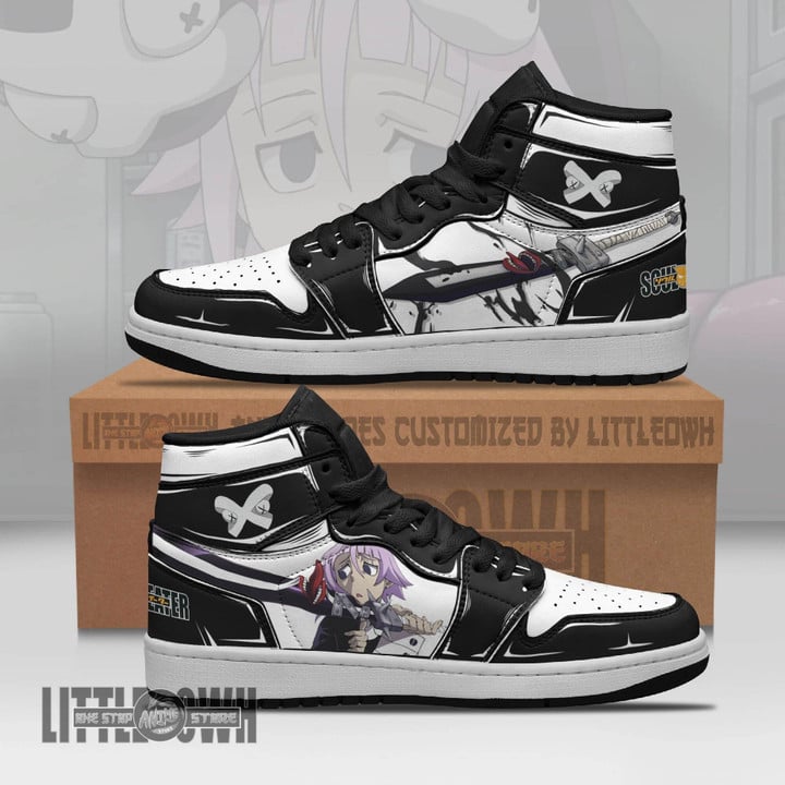 Crona Anime Shoes Custom Soul Eater JD Sneakers - LittleOwh - 1