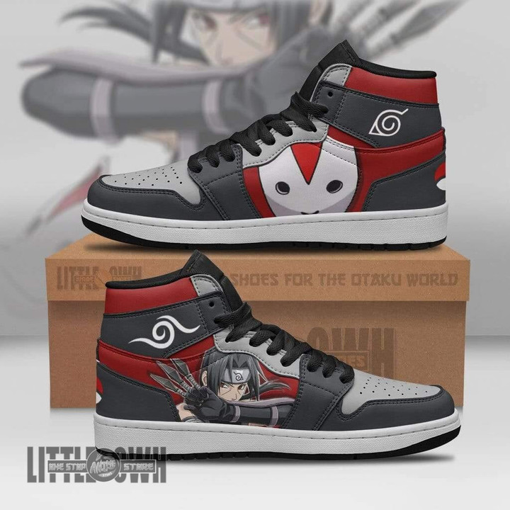 Itachi Anbu JD Sneakers Custom Nrt Anime Shoes - LittleOwh - 1