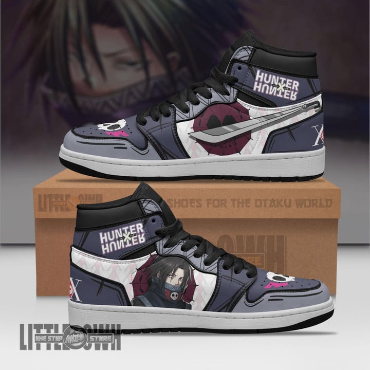 Hunter x Hunter Shoes Anime Sneakers Custom JD Feitan Portor Concealed Sword - LittleOwh - 1