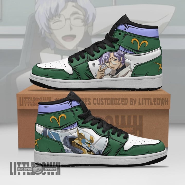 Code Geass Shoes Lloyd Asplund Anime JD Sneakers - LittleOwh - 1