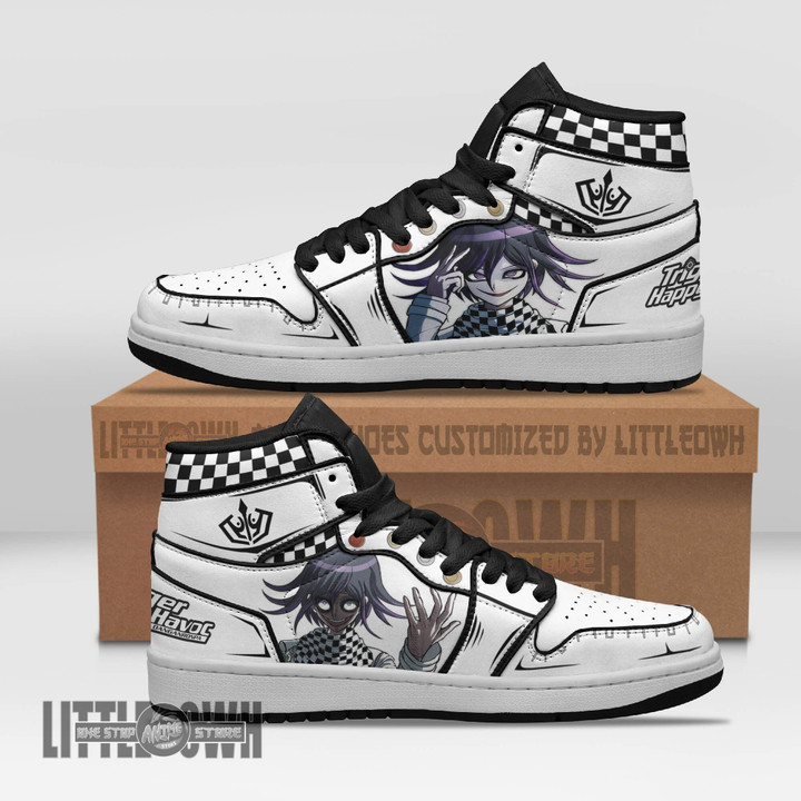 Kokichi Oma Shoes Custom Danganronpa Anime JD Sneakers - LittleOwh - 1