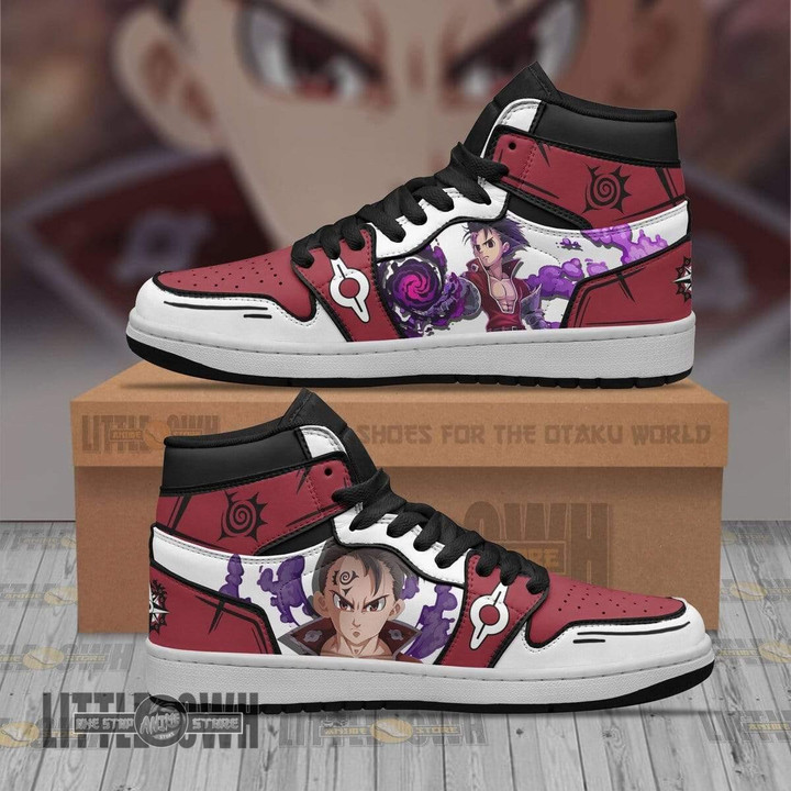 Zeldris JD Sneakers Custom The Seven Deadly Sins Anime Shoes - LittleOwh - 1
