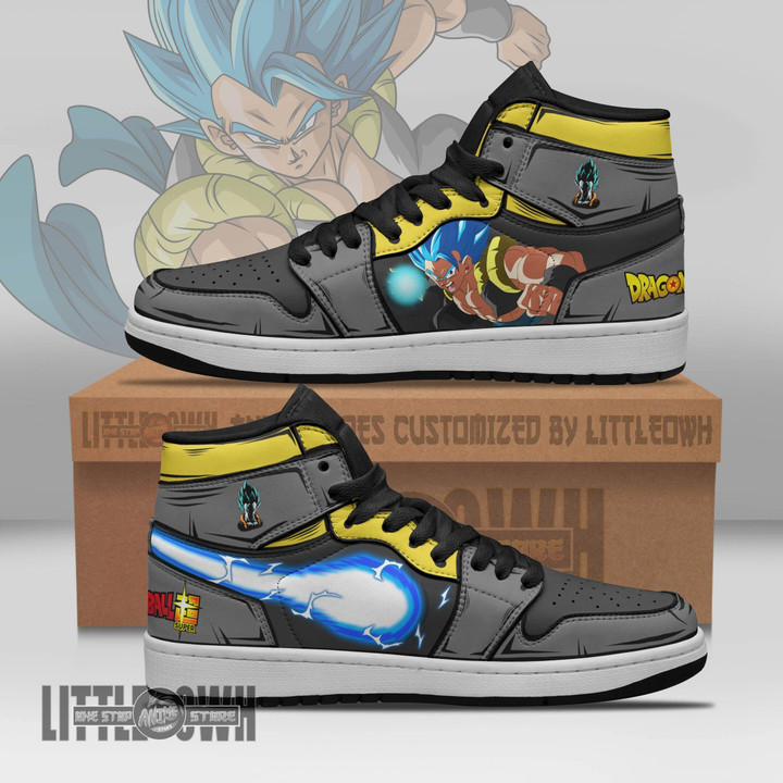 Gogeta JD Sneakers Custom Dragon Ball Super Anime Shoes - LittleOwh - 1