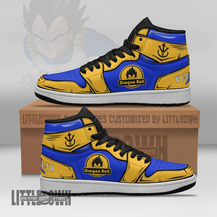 Vegeta JD Sneakers Custom Dragon Ball Anime Shoes - LittleOwh - 1