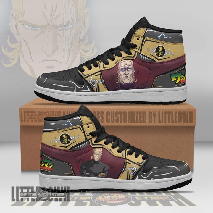 One Punch Man Shoes Bang Custom Anime JD Sneakers - LittleOwh - 1