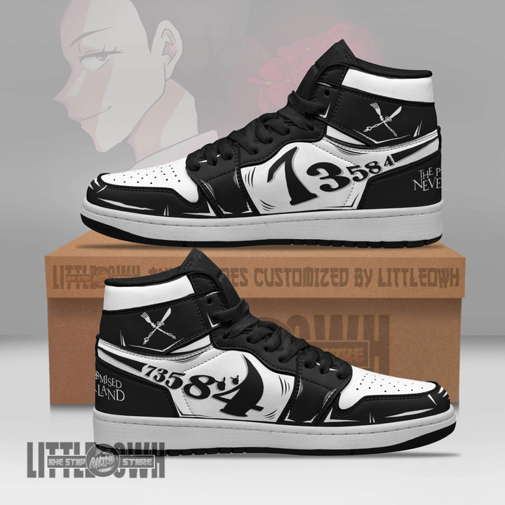 Isabella JD Sneakers Custom The Promised Neverland Anime Shoes - LittleOwh - 1