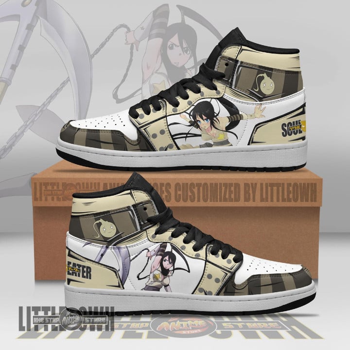 Tsubaki Nakatsukasa Shoes Soul Eater JD Sneakers Custom Anime - LittleOwh - 1