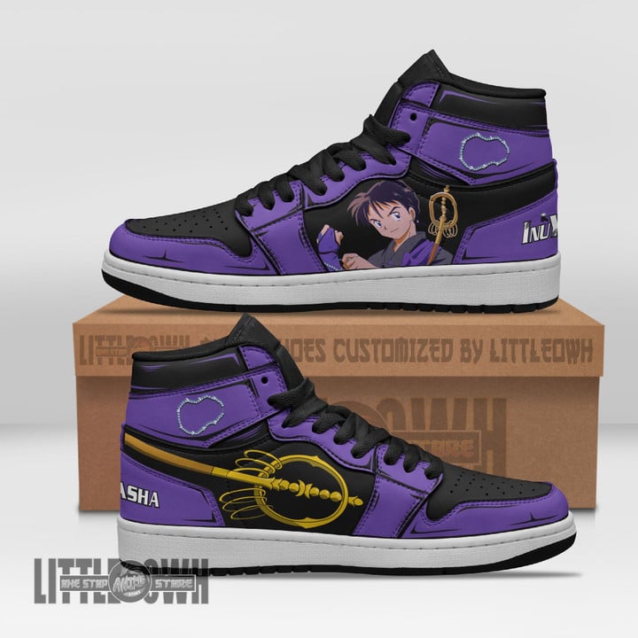 Miroku Shoes Custom InuYasha Anime JD Sneakers - LittleOwh - 1