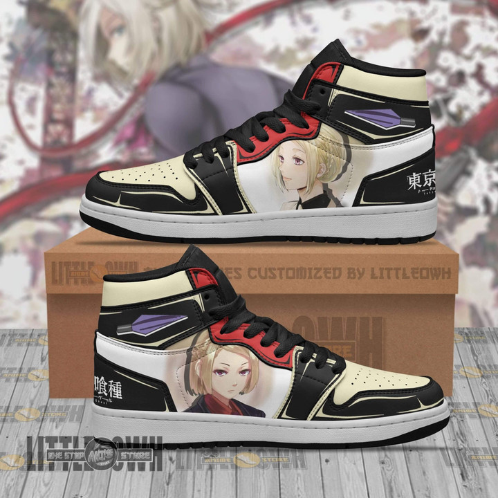 Akira Mado JD Sneakers Custom Tokyo Ghoul Anime Shoes - LittleOwh - 1