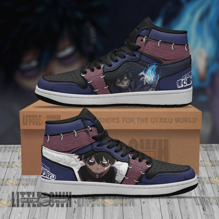 Dabi Shoes My Hero Academia MHA JD Sneakers Custom Anime - LittleOwh - 1