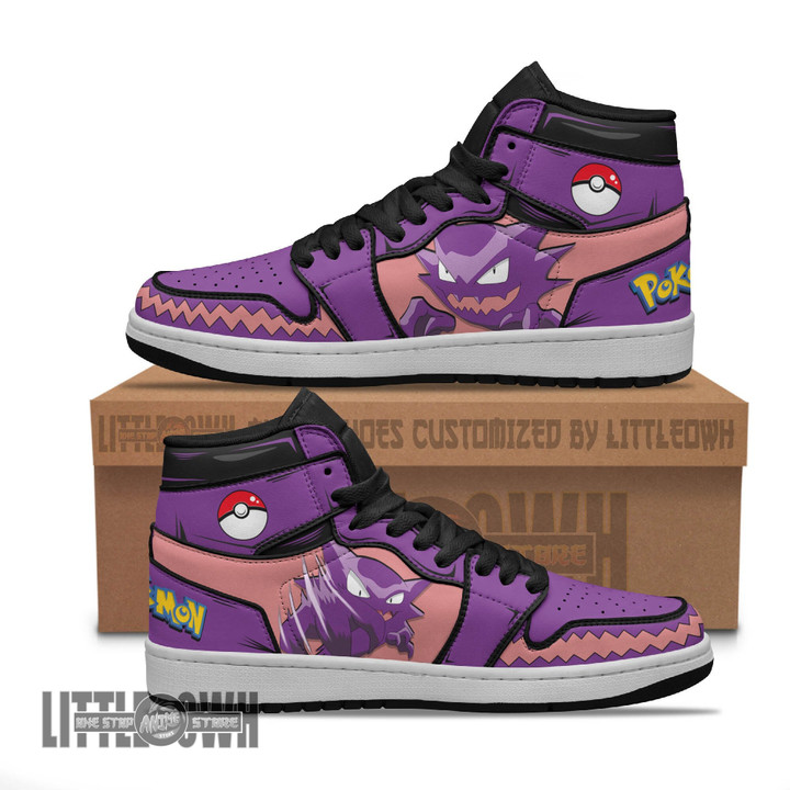 Haunter Shoes Custom Pokemon Anime JD Sneakers - LittleOwh - 1