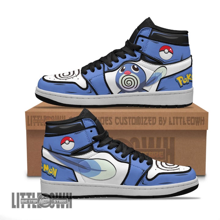 Poliwag Shoes Custom Pokemon Anime JD Sneakers - LittleOwh - 1