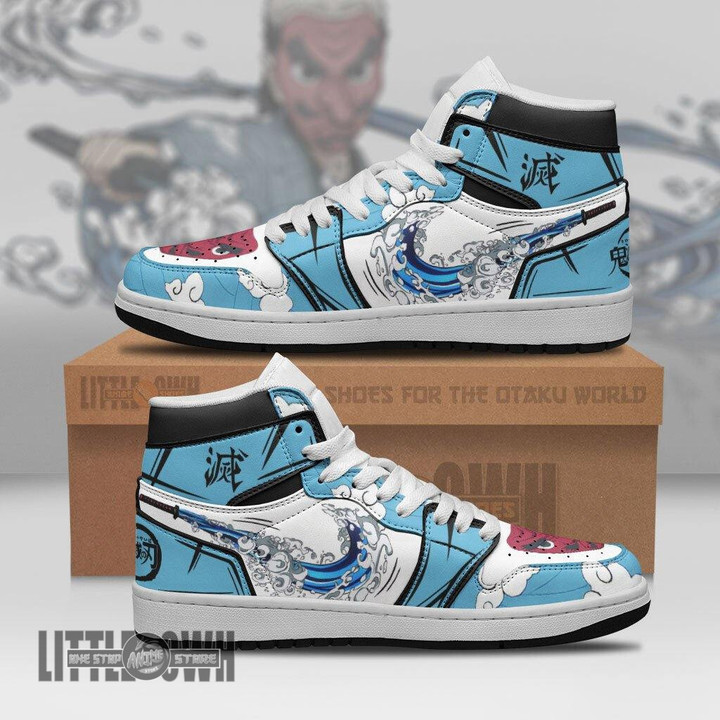 KNY Shoes Sakonji Urokodaki Custom Anime Sneakers - LittleOwh - 1