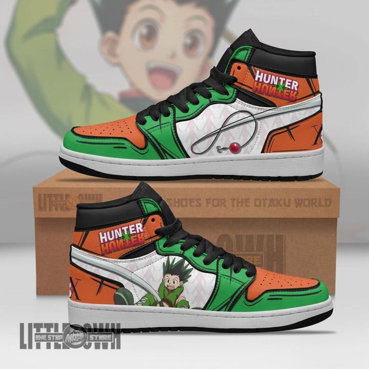 Hunter x Hunter Shoes Anime Sneakers Custom JD Gon Freecss - LittleOwh - 1