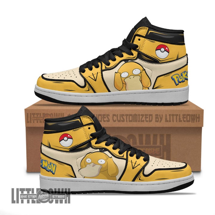 Psyduck Shoes Custom Pokemon Anime JD Sneakers - LittleOwh - 1