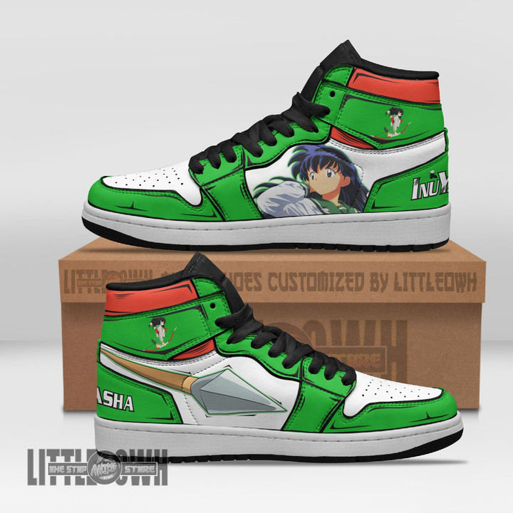Kagome Higurashi Shoes Custom InuYasha Anime JD Sneakers - LittleOwh - 1