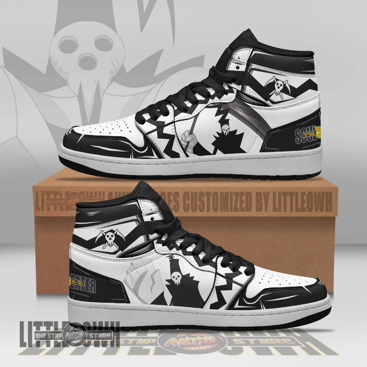 Death Shoes Soul Eater JD Sneakers Custom Anime - LittleOwh - 1