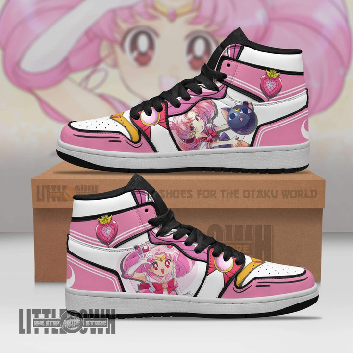 Chibiusa Tsukino JD Sneakers Unique Custom Anime Sailor Moon Shoes - LittleOwh - 1