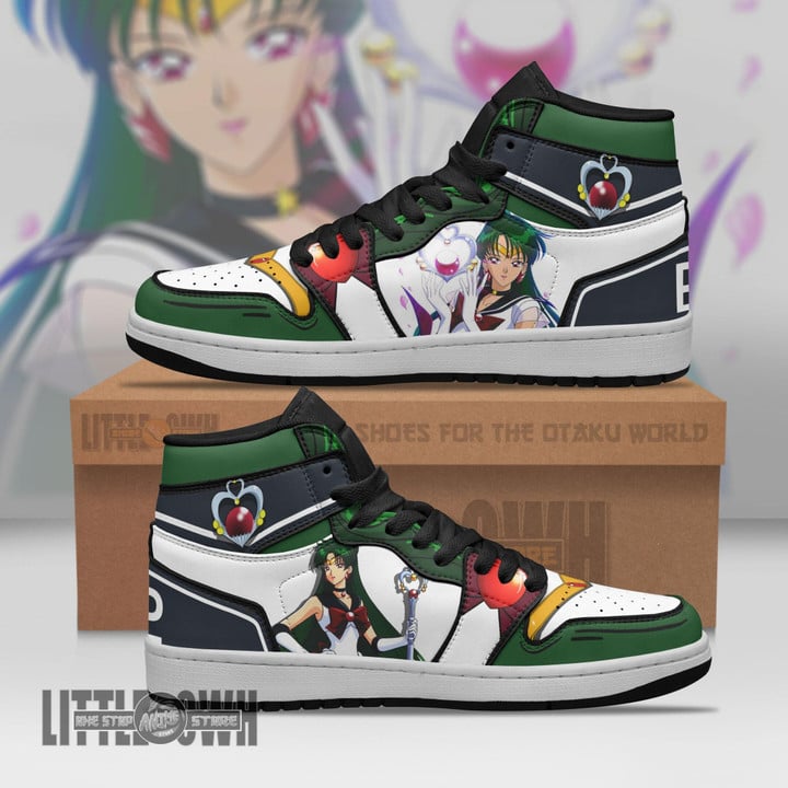 Sailor Pluto JD Sneakers Unique Custom Anime Sailor Moon Shoes - LittleOwh - 1