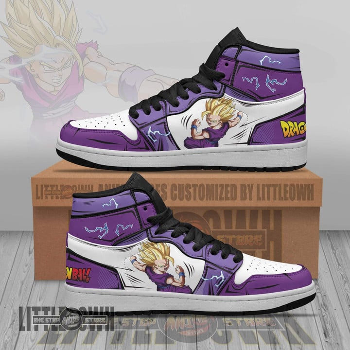 Gohan Teen Shoes Custom Dragon Ball Anime JD Sneakers - LittleOwh - 1