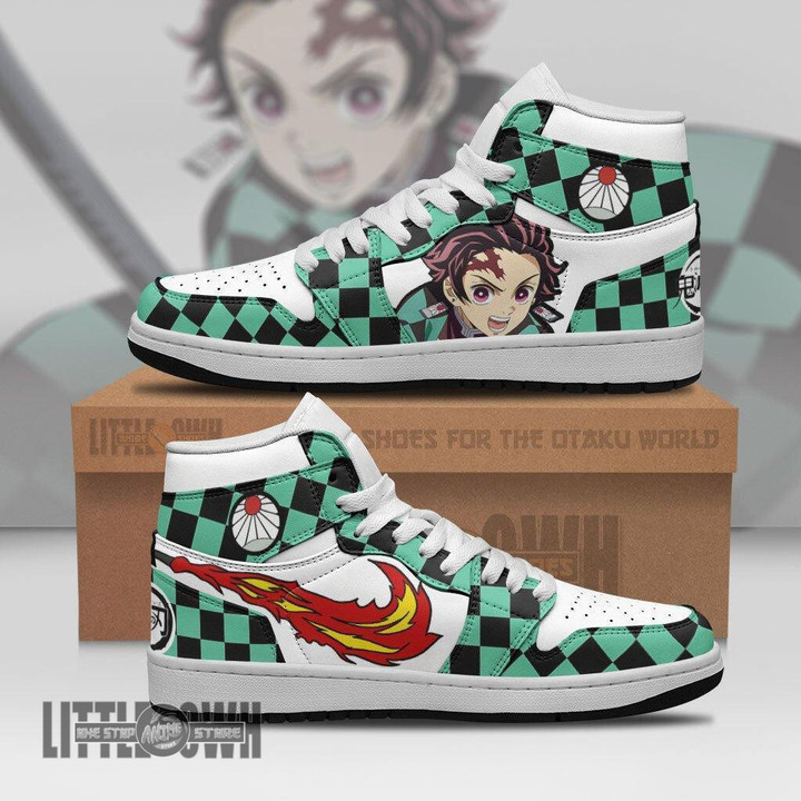 Tanjiro Sneakers Anime Shoes Kimetsu No Yaiba - LittleOwh - 1
