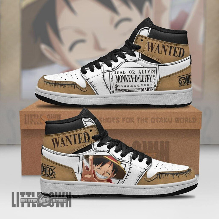 One Piece Shoes Anime Shoes Monkey D Luffy Sneakers - LittleOwh - 1