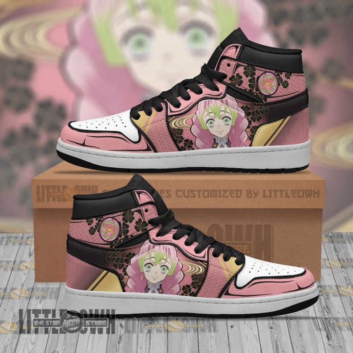 Mitsuri Kanroji Shoes Custom KNY Anime JD Sneakers - LittleOwh - 1
