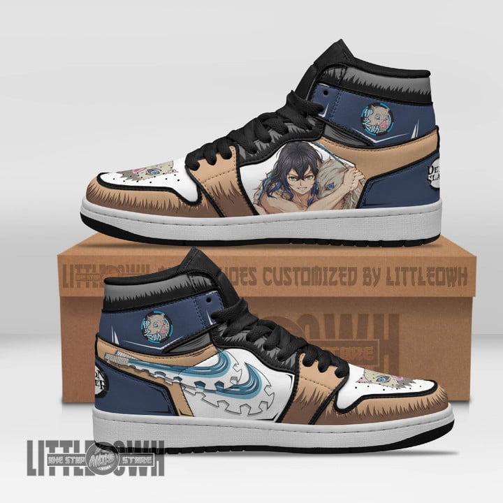 KNY Inosuke Cosplay Shoes Costume JD Sneakers - LittleOwh - 1