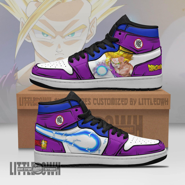 Gohan Super Saiyan JD Sneakers Custom Dragon Ball Super Anime Shoes - LittleOwh - 1